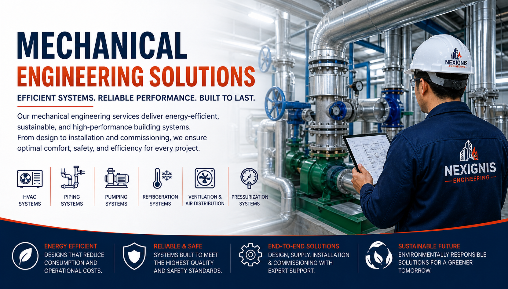 Nexignis Engineering fire protection services banner