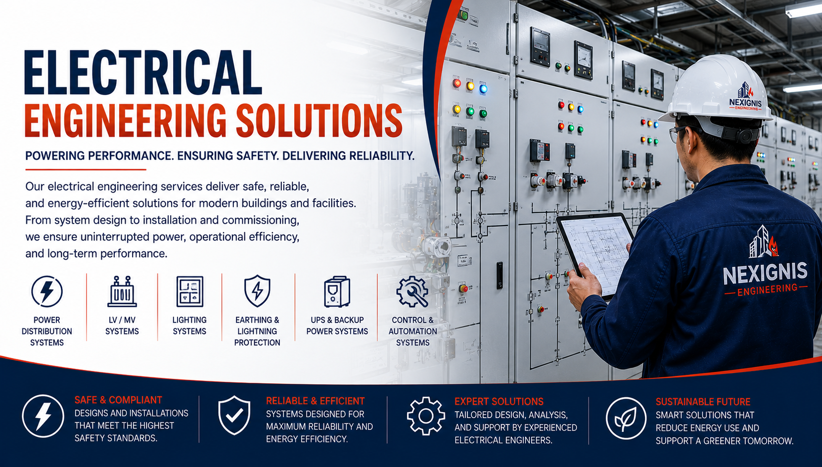 Nexignis Engineering life safety systems banner