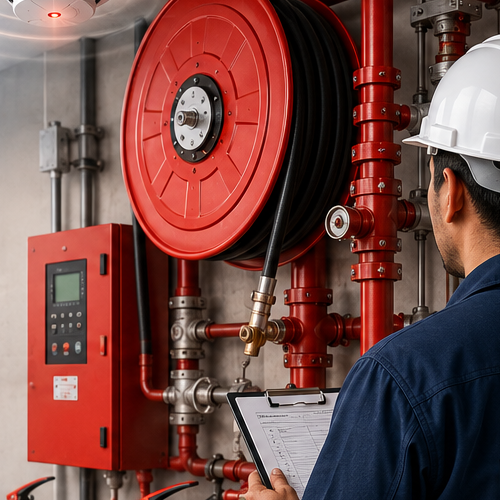 Hose reel installation