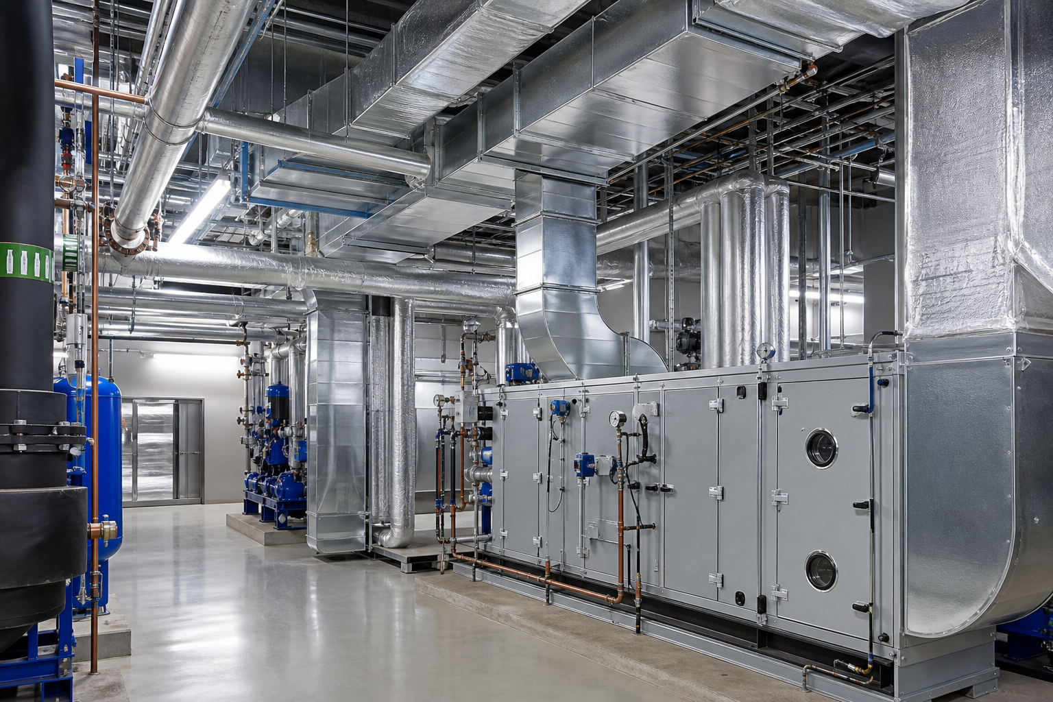 Mechanical HVAC equipment room